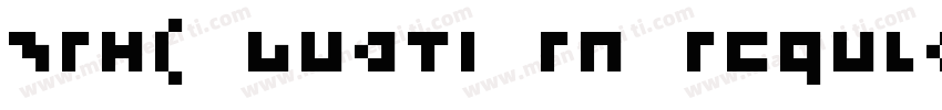 BRH( Guati RN Regular字体转换